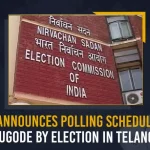 ECI Announces Polling Schedule Of Munugode By Election In Telangana, Munugode By-Election Schedule Release, Munugode Polling On November 3, Munugode By-Election, Mango News, Mango News Telugu, Munugode By-Election Latest News And Updates, Munugode By-Election, Munugode Bypoll Elections, Munugode Bypoll, CM KCR News And Live Updates, TRS Party, Telangna Congress Party, Telangna BJP Party, YSRTP , Munugode By Polls, Munugode Election Schedule Release, Munugode Election, Munugode Election Latest News And Updates