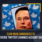Elon Musk Announces To Reverse Twitter’s Banned Account , Elon Musk Takes Control of Twitter, Terminates Top Executives, CEO Parag Agrawal, CFO Ned Segal, Mango News, Mango News Telugu, Twitter Ex CEO Parag Agrawal, Twitter Ex CFO Ned Segal, Elon Musk Buys Twitter, Elon Musk Twitter Takeover, Elon Musk Latest News And Updates, Elon Musk Twitter Live Updates, Elon Musk Tesla, Elon Musk News And Updates