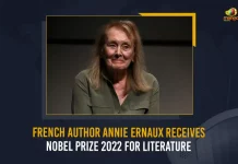 French Author Annie Ernauz Receives Nobel Prize 2022 For Literature, Nobel Prize In Literature To French Author Annie Ernaux, Nobel Prize In Literature, Literature Nobel Prize For Annie Ernaux, Nobel Prize, Annie Ernaux Wins 2022 Award For Literature, Mango News, Mango News Telugu, Nobel Prize Literature, Nobel Prize Author Annie Ernaux, Author Annie Ernaux, Nobel Prize Winner Annie Ernaux, Annie Ernaux Books, Annie Ernaux English Books, Annie Ernaux Nobel Prize, Nobel Prize Annie Ernaux, Annie Ernaux Latest News And Book Updates