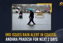 IMD Issues Rain Alert In Coastal Andhra Pradesh For Next 2 Days, IMD Issues Heavy Rain Warning, AP Weather Dept Issues Rain Alert, Andhra Pradesh Weather Department , Mango News, Mango News Telugu, Indian Meteorological Department, Coastal Region of Andhra Pradesh, Rain Alert In AP, Andhra Pradesh Rain Alert, AP Weather Department, All India Impact Based Weather Warning, AP Weather Dept Latest News And Updates