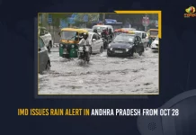 IMD Issues Rain Alert In Andhra Pradesh From Oct 28, IMD Issues Heavy Rain Warning, AP Weather Dept Issues Rain Alert, Andhra Pradesh Weather Department , Mango News, Mango News Telugu, Indian Meteorological Department, Coastal Region of Andhra Pradesh, Rain Alert In AP, Andhra Pradesh Rain Alert, AP Weather Department, All India Impact Based Weather Warning, AP Weather Dept Latest News And Updates