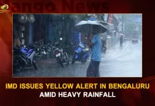 IMD Issues Yellow Alert In Bengaluru Amid Heavy Rainfall, Rain Alert In Bengaluru, 3 Day Rain Alert In Bengaluru, IMD Issues Rain Alert In Bengaluru, India Meteorological Department, Mango News, Mango News Telugu, Bengaluru Rain Alert, Bengaluru Rains, Bengaluru Water Logged, Bengaluru Heavy Rains, Bengaluru Rains Latest News And Updates, Bengaluru Rains Live Updates, Bengaluru Heavy Rainfall