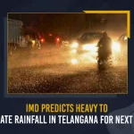 IMD Predicts Heavy To Moderate Rainfall In Telangana For Next 3 Days IMD Predicts Heavy To Moderate Rainfall In Telangana For Next 3 Days, Indian Meteorological Department, Heavy Rains Ap And Telangana, 2 Days Heavy Rains In Telangana And AP, IMD Predicts Heavy Rains In AP, IMD Predicts Rains In AP For 2 Days, Heavy To Moderate Rainfall In AP, Mango News, Mango News Telugu, India Weather Highlights, Weather Updates, IMD Predicts Moderate Rainfall In AP, Severe Rainfall Alert, Cyclone Alert In Andhra Pradesh Today 2022, IMD Weather Forecast, India Meteorological Department, IMD Latest News And Updates