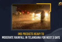 IMD Predicts Heavy To Moderate Rainfall In Telangana For Next 3 Days, Indian Meteorological Department, Heavy Rains Ap And Telangana, 2 Days Heavy Rains In Telangana And AP, IMD Predicts Heavy Rains In AP, IMD Predicts Rains In AP For 2 Days, Heavy To Moderate Rainfall In AP, Mango News, Mango News Telugu, India Weather Highlights, Weather Updates, IMD Predicts Moderate Rainfall In AP, Severe Rainfall Alert, Cyclone Alert In Andhra Pradesh Today 2022, IMD Weather Forecast, India Meteorological Department, IMD Latest News And Updates