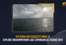 KTR Rama Rao Suggests HMDA To Explore Ibrahimpatnam Lake Expansion As Tourist Spot, Ibrahimpatnam Lake Expansion As Tourist Spot, KTR Rama Rao Suggests HMDA, Telangana Minister KTR, Hyderabad Metropolitan Development Authority, Ibrahimpatnam Lake Expansion, Ibrahimpatnam Lake Tourist Spot, KTR Rama Rao, Ibrahimpatnam Lake Expansion News, Ibrahimpatnam Lake Expansion Latest News And Updates, Ibrahimpatnam Lake Expansion Live Updates, Mango News,