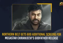 India To Get 600 Additional Theaters Amid Megastar Chiranjeevi's God Father Release, 600 Additional Theaters God Father Release, Megastar Chiranjeevi's God Father Release, Megastar Chiranjeevi 600 Additional Theaters God Father Release, Mango News, Mango News Telugu, Megastar Chiranjeevi God Father, 600 Theaters For God Father Release, 600 Theaters Added In God Father Hindi Belt, Nayanthara, Biju Menon, Satyadev, Salman Khan , Lucifer Remake, Nayanthara, Super Good Films, God Father Movie Latest News And Updates