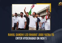 Rahul Gandhi Led Bharat Jodo Yatra To Enter Hyderabad On Nov 1, Rahul Gandhi Led Bharat Jodo Yatra, Bharat Jodo Yatra To Enter Hyderabad, Traffic Diversion Congress Bharat Jodo Yatra, Traffic Diversion Hyd Bharat Jodo Yatra, Congress Bharat JodoYatra, Mango News, Mango News Telugu, Rahul Gandhi Launches Congress Bharat Jodo Yatra, Rahul Gandhi Bharat Jodo Yatra, Rahul Gandhi Congress Bharat Jodo Yatra, Rahul Gandhi , Rajiv Gandhi, Priyanka Gandhi, Sonia Gandhi, Rahul Gandhi Latest News And Updates, Telangana Bharat Jodo Yatra