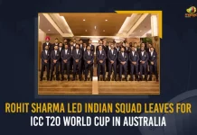 Rohit Sharma Led Indian Squad Leaves For ICC T20 World Cup In Australia, BCCI New Team, ICC Mens T20 World Cup 2022, ICC Mens Team, T20 World Cup 2022, ICC Mens Indian Team, Mango News, Mango News Telugu, Rohit Sharma C, KL Rahul VC, Virat Kohli, Suryakumar Yadav, Deepak Hooda, R Pant WK, Dinesh Karthik WK, Hardik Pandya, R. Ashwin, Y Chahal, Axar Patel, Jasprit Bumrah, B Kumar, Harshal Patel, Arshdeep Singh, T20 World Cup Latest News And Updates, Prize Money Of USD 1.6 Million