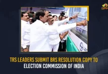 TRS Leaders Submit BRS Resolution Copy To Election Commission Of India, Telangana Planning Commission VP Vinod Kumar, Vinod Kumar Team Submits TRS Renamed as BRS To EC, TRS Renamed as BRS, Mango News, Mango News Telugu, KCR National Party , TRS Party Live News And Updates, KCR New Party, BRS Party , TRS as Bharat Rashtra Samithi, TRS Name Changes To BRS, TRS Party, BRS Party Latest News And Live Updates, BRS Party Chief KCR, KCR, KTR, Kavitha Kalavakuntla