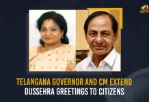 Telangana Governor And CM Extend Dussehra Greetings To Citizens, Governor Tamilisai Greet People On Dasara , CM KCR Greet People On Dasara, Governor Tamilisai Rajan, CM KCR, Mango News, Mango News Telugu, Governor Tamilisai Rajan, CM K Chandrasekhar Rao, Telangana Governor Tamilisai Rajan, Telangana CM KCR, Dushera Celebrations, Telangana Dushera, Dushera Festival Latest News And Updates, CM KCR Live News And Updates