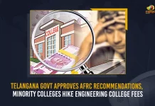 Telangana Govt Approves AFRC Recommendations Minority Colleges Hike Engineering College Fees, Telangana Govt Approves AFRC Recommendations, Minority Colleges Hike Engineering College Fees, Telangana Govt Finalizes Engineering College Fees, Recommendations of AFRC For Three Years, Fee Hiked In Engineering Colleges, Mango News, Mango News Telugu, TS EAMCET 2022, Tuition Fee fixed For Engineering, Telangana Admission And Fee, Top Engineering Colleges in Telangana, Engineering Colleges in Telangana 2022, Telangana Engineering Colleges Fee Structure 2022-23, B Tech Colleges In Hyderabad