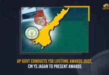 AP Govt Conducts YSR Lifetime Awards 2022 CM YS Jagan To Present Awards, YSR Lifetime Achievement, YSR Achievement-2022 Awards Presentation Ceremony, AP Governor, CM Jagan Attends, Mango News, Mango News Telugu, YSR Achievement-2022 Awards, Biswabhusan Harichandan, Governor of Andhra Pradesh, YSR Lifetime Achievement Awards, Y. S. Rajasekhara Reddy, Former Chief Minister of Andhra Pradesh