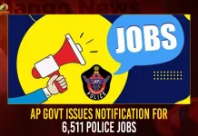 AP Govt Issues Notification For 6,511 Police Jobs,AP Government SI Posts,AP Govt Police Constables Posts,AP SI and Constable Posts,Mango News,Mango News Telugu,AP Government,AP Govt Jobs 2022,AP Govt Jobs,AP Govt Jobs News And Live Updates,AP Govt Jobs Notification,AP Govt Jobs Notifications 2022,AP Govt Notifications 2022,AP Govt Police Constables