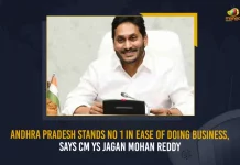 Andhra Pradesh Stands No 1 In Ease Of Doing Business Says CM YS Jagan Mohan Reddy, CM YS Jagan Mohan Reddy Andhra Pradesh Stands No 1 In Ease Of Doing Business, Andhra Pradesh Stands No 1 In Ease Of Doing Business, No 1 In Ease Of Doing Business, AP No 1 in Ease of Doing Business, Asago ethanol plant foundation Stone, CM YS Jagan Mohan Reddy Lays Asago ethanol plant foundation Stone, development of Yeleru Right Canal, Asago ethanol plant, AP CM YS Jagan Mohan Reddy, MLA Jyotula Chantibabu, AP State Minister Gudivada Amarnath, Asago ethanol plant News, Asago ethanol plant Latest News And Updates, Asago ethanol plant Live Updates, Mango News