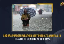 Andhra Pradesh Weather Dept Predicts Rainfall In Coastal Region For Next 3 Days, IMD Issues Heavy Rain Warning, AP Weather Dept Issues Rain Alert, Andhra Pradesh Weather Department , Mango News, Mango News Telugu, Indian Meteorological Department, Coastal Region of Andhra Pradesh, Rain Alert In AP, Andhra Pradesh Rain Alert, AP Weather Department, All India Impact Based Weather Warning, AP Weather Dept Latest News And Updates,Andhra Pradesh Weather Dept,Weather Dept Predicts Rainfall AP