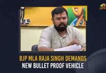 BJP MLA Raja Singh Demands New Bullet Proof Vehicle,Raja Singh Demands Bullet Proof Vehicle,Telangana HC Bail To Raja Singh, HC Bail To MLA Raja Singh, Bail to Goshamahal MLA Raja Singh, Mango News,Mango News Telugu,MLA Raja Singh,MLA Raja Singh Latest News And Updates,MLA Raja Singh News And Live Updates,Goshamahal MLA Raja Singh,Goshamahal MLA,Telangana MLA Raja Singh,Telangana News And Updates,High Court Grants Bail to Raja Singh