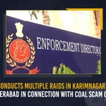 ED Conducts Raids In Hyderabad And Karimnagar In Connection With Illegal Mining,Jharkhand CM Hemant Soren,Hemant Soren in Illicit Mining Case, ED Summons to Jharkhand CM, Mango News,Mango News Telugu, Directorate of Enforcement, Enforcement Directorate, Enforcement Directorate Hyd, Enforcement Directorate , Enforcement Directorate Recruitment, Token App Case Paytm, Paytm Token Case, Directorate of Enforcement,Hemant Soren,Jharkhand CM Hemant Soren Latest News And Updates