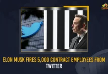 Elon Musk Fires 5000 Contract Employees From Twitter,Announces New Boss Elon Musk, CEO Parag Agrawal, CFO Ned Segal, Elon Musk Buys Twitter, Elon Musk Latest News And Updates, Elon Musk News And Updates, Elon Musk Takes Control of Twitter, Elon Musk Tesla, Elon Musk Twitter Live Updates, Elon Musk Twitter Takeover, Mango News, mango news telugu, Terminates Top Executives, Twitter Ex CEO Parag Agrawal, Twitter Ex CFO Ned Segal, Twitter Verification Blue Tick To Cost $8, Twitter Verification Blue Tick To Cost $8 Announces New Boss Elon Musk