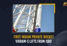 First Indian Private Rocket Vikram-S Lifts From ISRO,Skyroot Aerospace,India's First Private Rocket,Vikram-S Launch,Mango News,Mango News Telugu,Vikram-S Privately Developed Rocket,Vikram-S Rocket,Rocket Vikram-S,Vikram-S Launch, Vikram-S Count Down, Vikram-S Launch Updates, Vikram-S Count Down Launch, Vikram-S Latest News And Upates,Vikram-S News and Updates,Skyroot Successfully Launches,Skyroot Aerospace News And Live Updates