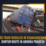 Goods Train Derailed In Visakhapatnam To Guntur Route In Andhra Pradesh Goods Train Derailed In Visakhapatnam To Guntur Route In Andhra Pradesh, AP 9 Trains Cancelled, Traffic Hit After Goods Carriage Derails, Rajamahendravaram Railway Yard,Mango News,Mango News Telugu,Rajamahendravaram Railway Station, 9 Trains Cancelled, 9 Trains Cancelled in Rjy,Rajamahendravaram Latest News And Updates,YS Jagan News And Live Updates, YSR Congress Party, Andhra Pradesh News And Updates, AP Politics, Janasena Party, TDP Party, YSRCP, Political News And Latest Updates