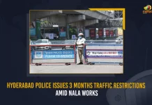 Hyderabad Police Issues 3 Months Traffic Restrictions Amid Nala Works,Traffic Diversion Issued,Traffic Diversion In Hyd,Traffic Diversion Issued In Hyderabad,Mango News,Mango News Telugu,Formula E Race,Formula E Race Hyd,Hyderabad Formula E Race,Hyderabad Formula 1 Race,Formula E Race Nov 16 To Nov 20,Formula E Race Latest News And Updates,Traffic Diversion In Hyderabad,Traffic Restrictions Amid Nala Works,3 Months Traffic Restrictions Hyd,Hyderabad Police Issues 3 Months