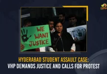 Hyderabad Student Assault Case VHP Demands Justice And Calls For Protest,Hyderabad Student Assault Case,VHP Demands Justice,VHP Calls For Protest,Mango News,Mango News Telugu,ICFAI Law Student Assault Case,Hyderabad Student Ragging Case,VHP Ultimatum To Police,Telangana BJP,Telanagana TRS,K Chandra Shekar Rao,Kalavakuntla Taraka Rama Rao,TRS Latest News And Updates, Bharat Rashtra Samithi,TRS Party, Mango News Telugu
