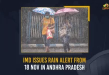 IMD Issues Rain Alert From 18 Nov In Andhra Pradesh, IMD Issues Heavy Rain Warning, AP Weather Dept Issues Rain Alert, Andhra Pradesh Weather Department , Mango News, Mango News Telugu, Indian Meteorological Department, Coastal Region of Andhra Pradesh, Rain Alert In AP, Andhra Pradesh Rain Alert, AP Weather Department, All India Impact Based Weather Warning, AP Weather Dept Latest News And Updates