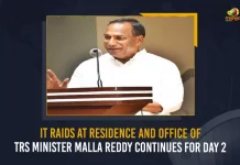 IT Raids At Residence And Office Of TRS Minister Malla Reddy Continues For Day 2,IT Raids At Malla Reddy Residence,Malla Reddy Residence IT Raids,TRS Minister Malla Reddy,Mango News,Mango News Telugu,Malla Reddy It Raids,It Raids On Malla Reddy And His Kin,Income Tax Department,Telangana It Dept Raids,Telangana It Raid On Minister Malla Reddy,Malla Reddy It Raids ,It Raids Latest News And Updates,It Raids On Trs Minister Malla Reddy