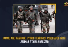 Jammu And Kashmir Hybrid Terrorist Associated With Lashkar e Taiba Arrested,Jammu And Kashmir,Police Arrested Hybrid Terrorist,Lashkar e Taiba Arrested,Mango News,Mango News Telugu,Hybrid Terrorist Arrested,Lashkar e Taiba,Lashkar e Taiba Terrorist,Jammu And Kashmir Police,Jammu And Kashmir Latest News And Updates,Jammu And Kashmir Terrorist News,Lashkar e Taiba,Terrorist Attacks in Jammu Kashmir