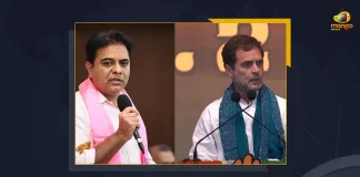 KTR Criticizes Rahul Gandhi Over His Remark Against BRS Calls Gandhi International Leader, KTR Criticizes Rahul Gandhi, Rahul Gandhi Remark Against BRS, Telanagana Minister KTR, Mango News,Mango News Telugu, KCR National Party , TRS Party Live News And Updates, KCR New Party, BRS Party , TRS as Bharat Rashtra Samithi, TRS Name Changes To BRS, TRS Party, BRS Party Latest News And Live Updates, BRS Party Chief KCR, KCR, KTR, Kavitha Kalavakuntla