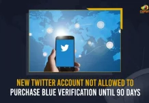 New Twitter Account Not Allowed To Purchase Blue Verification Until 90 Days,Announces New Boss Elon Musk, CEO Parag Agrawal, CFO Ned Segal, Elon Musk Buys Twitter, Elon Musk Latest News And Updates, Elon Musk News And Updates, Elon Musk Takes Control of Twitter, Elon Musk Tesla, Elon Musk Twitter Live Updates, Elon Musk Twitter Takeover, Mango News, mango news telugu, Terminates Top Executives, Twitter Ex CEO Parag Agrawal, Twitter Ex CFO Ned Segal, Twitter Verification Blue Tick To Cost $8, Twitter Verification Blue Tick To Cost $8 Announces New Boss Elon Musk