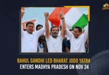 Rahul Gandhi Led Bharat Jodo Yatra Enters Madhya Pradesh On Nov 24,Bharat Jodo Yatra,Priyanka Gandhi participate in Rahul's Yatra, Bharat Jodo Yatra Madhya Pradesh,Mango News, Mango News Telugu, Rahul Gandhi Bharat Jodo Yatra, Rahul Gandhi Congress, Rahul Gandhi Padha Yatra, Congress Party , Indian National Congress, INC Latest News and Updates, Sonia Gandhi, Priyanka Gandhi, Rahul Gandhi, Congress president Mallikarjun Kharge