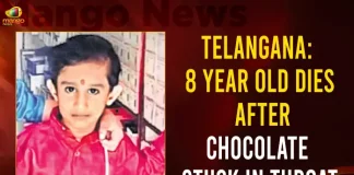 Telangana 8 Year Old Dies After Chocolate Stuck In Throat,8 Year Old Boy Died,Chocolate Bar Stuck In Throat,Sandeep Singh,Mango News,Mango News Telugu,Telangana News,Telangana News Live,Telangana News Live Today,Telangana News Telugu,Latest Telangana News In Telugu,Telangana Breaking News,Telangana Latest News And Updates,Hyderabad Crime And Latest News And Live Updates