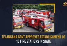 Telangana Govt Approves Establishment Of 15 Fire Stations In State,Telangana Govt,Telangana Approves Establishment,Telangana Govt 15 Fire Stations,15 Fire Stations In Telangana,Mango News,Mango News Telugu,Telangana Govt Latest News And Updates,Telangana Establishment on 15 Fire Stations,15 Fire Stations,15 Fire Stations Opening in Telangana,Telangana News And Live Updates,Telangana News,Fire Stations In State