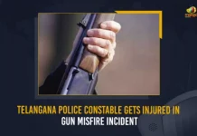 Telangana Police Constable Gets Injured In Gun Misfire Incident,Constable Injured As Rifle Misfires,Constable Injured Severely,Telangana Police Constable,Mango News,Mango News Telugu,Constable Gets Injured In Gun Misfire Incident,Gun Misfire Incident,Telangana Gun Misfire Incident,Telangana Police Latest News And Updates,Telangana Police News And Live Updates,Constable Injured As Rifle Misfires,Constable Dies As Gun Misfires