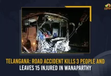 Telangana Road Accident Kills 3 People And Leaves 15 Injured In Wanaparthy,Tragic Accident In Telangana Kills 3 People, Including Telangana 3 Men, Tragic Accident In Telangana , 3 Killed In Road Accident Telangana,3 Killed In Road Accident , Mango News, Mango News Telugu, 3 Killed After Accident, 3 Killed In Road Accident, Tragic Accident In Telangana Today, Tragic Accident In Telangana , Telangana Accident 15 Injured, Telangana Latest News And Updates