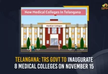Telangana TRS Govt To Inaugurate 8 Medical Colleges On November 15, TRS Govt To Inaugurate Medical Colleges,Telangana TRS Govt, TRS Govt 8 Medical Colleges Opening,Mango News,Mango News Telugu,TRS Govt, Telangana Politics Latest News And Updates,Telangana CM KCR, KTR, Kalavakuntla Kavitha, Telanagana TRS,K Chandra Shekar Rao,Kalavakuntla Taraka Rama Rao,TRS Latest News And Updates