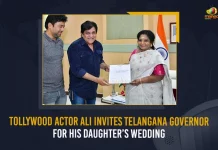 Tollywood Actor Ali Invites Telangana Governor For His Daughter Wedding,Tollywood Actor Ali,Telangana Governor Tamilisai Soundararajan ,Telangana Governor,Tamilisai Soundararajan ,Mango News,Mango News Telugu,Soundararajan,Tamilisai, Tamilisai Soundararajan Latest News And Updates,Telangana Governor, Telangana Governor News And Live Updates,Telangana Governor,Telangana News And Updates,Ali Daughter Wedding