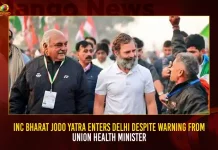 INC Bharat Jodo Yatra Enters Delhi, Bharat Jodo Yatra Despite Warning From Union Health Minister, Union Health Minister, Amid Covid Alert, bharat jodo News, Bharat Jodo Yatra, Bharat Jodo Yatra enters Delhi, Bharat Jodo Yatra Latest Updates, Bharat Jodo Yatra Sonia Gandhi and Priyanka Vadra, Congress Party News, Mango News, Priyanka Vadra, Rahul Gandhi Bharat Jodo Yatra, Rahul Yatra, Sonia and Priyanka Join Rahul Gandhi In Bharat Jodo Yatra, Sonia Gandhi