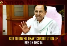 KCR To Unveil Draft Constitution Of BRS On Dec 14,KCR Unveil Draft Constitution,Mango News,Mango News Telugu,TRS Party,TRS Latest News and Updates,BRS Party News and Live Updates,BRS Party Emergence,Election Commision Of India,Telangana BRS Party,TRS Party News,Emergence BRS Programe,TRS News and Updates,BRS National Party,TRS Name Change,CM KCR News And Live Updates, Telangna Congress Party, Telangna BJP Party, YSRTP,TRS Party,Telangana Latest News And Updates,Telangana Politics, Telangana Political News And Updates,Telangana CM KCR