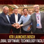 KTR Launches Bosch Global Software Technology Facility,IT Minister KTR,Bosch Global Software Technologies,Bosch Global Software,Mango News,Mango News Telugu,Bosch Smart Campus,Bosch Smart Campus in Hyderabad,Bosch Smart Campus Hyderabad,Hyderabad Bosch Smart Campus,Minister KTR Bosch Investement,Bosch Investement In Telangana,Bosch Latest News and Updates,Bosch Smart Campus Unit in Hyderabad,Bosch Manufacturing Unit,Bosch Hyderabad,Minister KTR