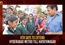 KTR Says To Extend Hyderabad Metro Till Hayathnagar,Hyderabad Metro,Hyderabad Metro Hayathnagar,Hayathnagar Metro Extension,Mango News,Metro Corridor Extension, Rayadurgam To Shamshabad Dec9,KCR Foundation For Metro Corridor,Metro Corridor Hyderabad,Metro Corridor Extension Rayadurgam To Shamshabad,Rayadurgam To Shamshabad Metro Corridor,KCR Foundation Stone Metro On Dec 9,Mango News,Mango News Telugu,CM KCR News And Live Updates, Telangna Congress Party, Telangna BJP Party, YSRTP,TRS Party, BRS Party, Telangana Latest News And Updates,Telangana Politics, Telangana Political News And Updates,Telangana Minister KTR,Minsiter Talasani Srinivas,Minsiter Sabitha indra Reddy,2nd Phase of Metro Inauguration,Metro Inauguration
