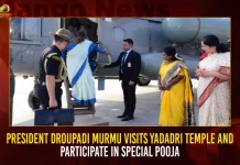 President Droupadi Murmu Visits Yadadri Temple And Participate In Special Pooja,India’S President Droupadi Murmu,Droupadi Murmu Is India'S New President,Droupadi Murmu Is 15Th President,Mango News,Droupadi Murmu Elected As India'S New President,Droupadi Murmu Takes Oath As 15Th President Of India,Droupadi Murmu Becomes India'S 15Th President,Droupadi Murmu Takes Oath As President Of India,India President Droupadi Murmu,Droupadi Murmu New President,President Of India Droupadi Murmu,Presidential Candidate Draupadi Murmu,India President 2022 Draupadi Murmu