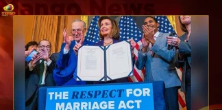 US Congress Passes Bill On Same Sex Marriage,US Congress Passes Same Sex Marriage Bill,US Congress Same Sex Marriage Bill,US Congress,Same Sex Marriage Bill US,US Same Sex Marriage Bill,Mango News,Mango News Telugu,USA Congress Same Sex Marriage Bill,US Congress Passes Bill,Us Congress Passes Landmark Bill,Respect For Marriage Act,Respect For Marriage Act Senate,Respect For Marriage Act Signing,Defense Of Marriage Act,Same-Sex Marriage Bill