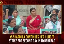 YS Sharmila Continues Her Hunger Strike For Second Day In Hyderabad,YS Sharmila Hunger Strike,Ambedkar statue in Tank Bund,Police Stopped YS Sharmila,YS Sharmila Protest,Mango News,Mango News Telugu,Ap Cm Ys Jagan Mohan Reddy,Tdp Party, Ysr Congress Party,Janasena Party,Andhra Pradesh,Ap Politics,Ap Political News And Updates,Ap Cm Jagan Srikakulam Tour,Jagan Tour Latest News And Updates,AP Latest News and Updates,Andhra Pradesh Politics News and Live Updates,Andhra Pradesh News,Andhra Pradesh Latest News,YSRTP Chief YS Sharmila,YS Sharmila Condemns Sajjala Comments