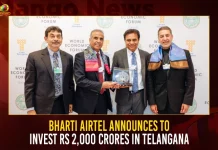 Bharti Airtel Announces To Invest Rs 2,000 Crores In Telangana Bharti Airtel Announces To Invest Rs 2000 Crores In Telangana,Minister KTR Davos Tour,Bharti Airtel Group,Announces to Set up Large,Hyperscale Data Centre,Hyderabad with Rs 2000 Cr,Mango News,Mango News Telugu,WEF's Summit at Davos,KTR Launches Telangana Pavilion,Telangana Pavilion At WEF Davos,Telangana Pavilion,WEF Davos,Minister KTR Davos Tour,Global Healthcare,C4IR Network Signs an MoU,Telangana Govt,World Economic Forum