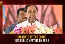 CM KCR To Hold Grand BRS Public Meeting On Feb 5 CM KCR To Hold Grand BRS Public Meeting On Feb 5,BRS Public Meeting in Khammam,CM KCR Appreciates Minister Puvvada Ajay,Minister Puvvada Ajay,Puvvada Ajay over the Phone,Success of BRS Public Meeting,BRS Public Meeting in Khammam,Mango News,BRS Party Public Meeting,BRS Party Khammam Public Meeting,CM Kejriwal,CM Vijayan,CM Bhagwantman,CM KCR News And Live Updates, Telangna Congress Party, Telangna BJP Party, YSRTP,TRS Party, BRS Party, Telangana Latest News And Updates,Telangana Politics, Telangana Political News And Updates