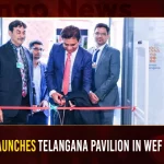 KTR Launches Telangana Pavilion At WEF Davos,KTR Launches Telangana Pavilion,Telangana Pavilion At WEF Davos,Telangana Pavilion,WEF Davos,Mango News,Minister KTR Davos Tour,Global Healthcare,C4IR Network Signs an MoU,Telangana Govt,World Economic Forum,CM KCR News And Live Updates, Telangna Congress Party, Telangna BJP Party, YSRTP,TRS Party, BRS Party, Telangana Latest News And Updates,Telangana Politics, Telangana Political News And Updates