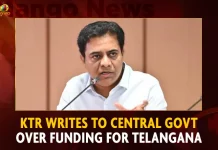 KTR Writes To Central Govt Over Funding For Telangana KTR Writes To Central Govt Over Funding For Telangana,KTR Writes To Central Govt,Over Funding For Telangana,Central Govt Funding For Telangana,Central Govt Funding Telangana,Mango News,CM KCR News And Live Updates, Telangna Congress Party, Telangna BJP Party, YSRTP,TRS Party, BRS Party, Telangana Latest News And Updates,Telangana Politics, Telangana Political News And Updates