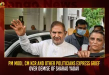 PM Modi CM KCR And Other Politicians Express Grief Over Demise Of Sharad Yadav, President Droupadi Murmu PM Modi and Political Leaders Expressed Grief Over Demise of Sharad Yadav, PM Modi and Political Leaders Expressed Grief Over Demise of Sharad Yadav, Political Leaders Expressed Grief Over Demise of Sharad Yadav, President Droupadi Murmu Expressed Grief Over Demise of Sharad Yadav, Demise of Sharad Yadav, Sharad Yadav Is No More, RIP Sharad Yadav, Sharad Yadav Passes Away, Sharad Yadav Passed Away, President Droupadi Murmu, PM Modi, Political Leaders, Mango News